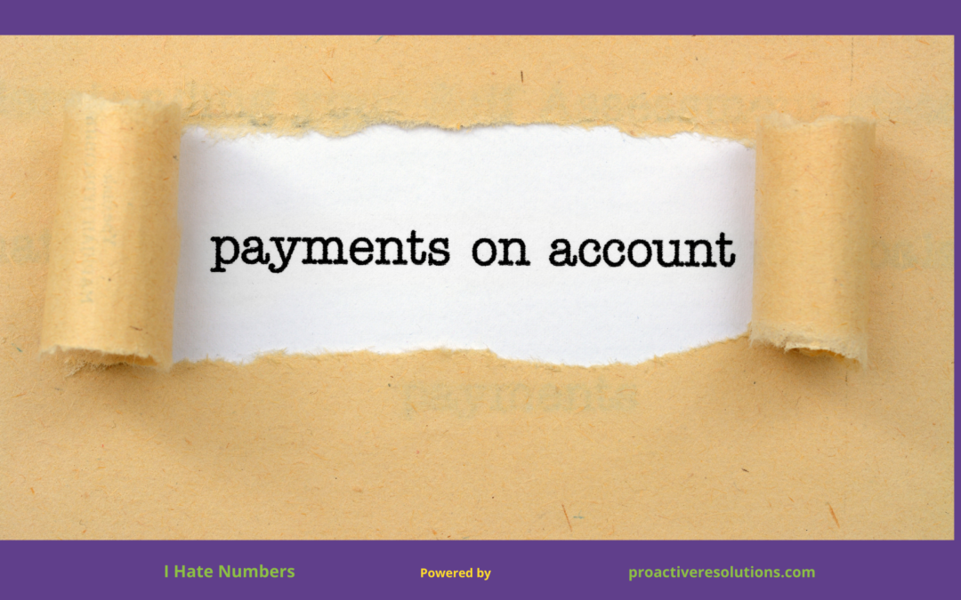 Self Assessment Payments on Account