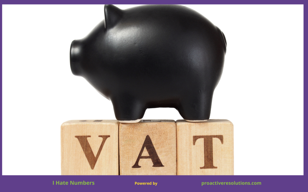 I Hate Numbers What is VAT Piggy Bank Image