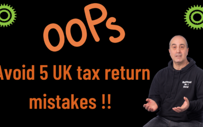 Five mistakes to avoid on your UK tax return