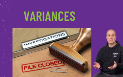 Investigating variances